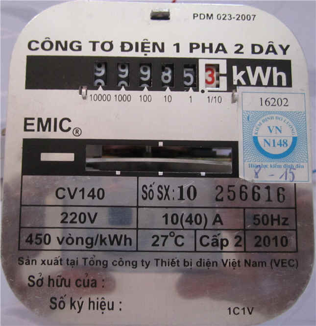 lắp công tơ điện tại nam định