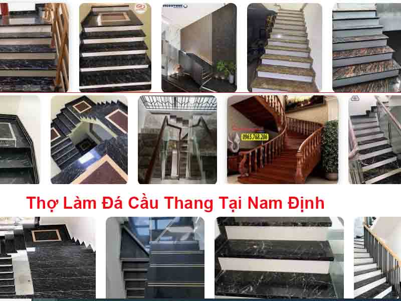 thợ làm đá cầu thang tại Nam Định