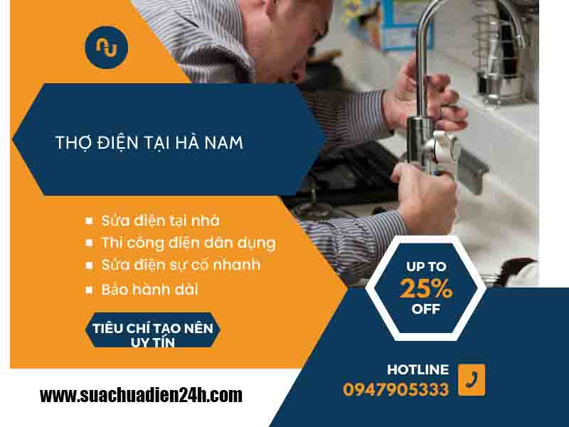 Thợ sửa điện nước hà nam