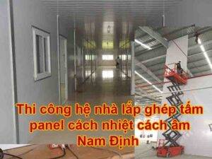 vách ngăn tôn xốp cách nhiệt cách âm tại Nam Định