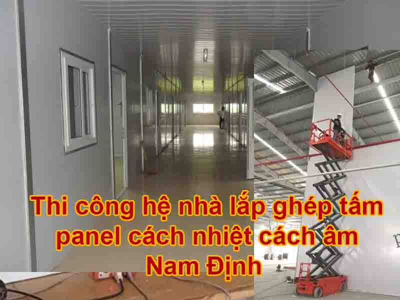 vách ngăn tôn xốp cách nhiệt cách âm tại Nam Định