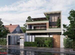 chi phi xay biet thu 3 tang hien dai thuong thap hon cac phong cach thiet ke khac