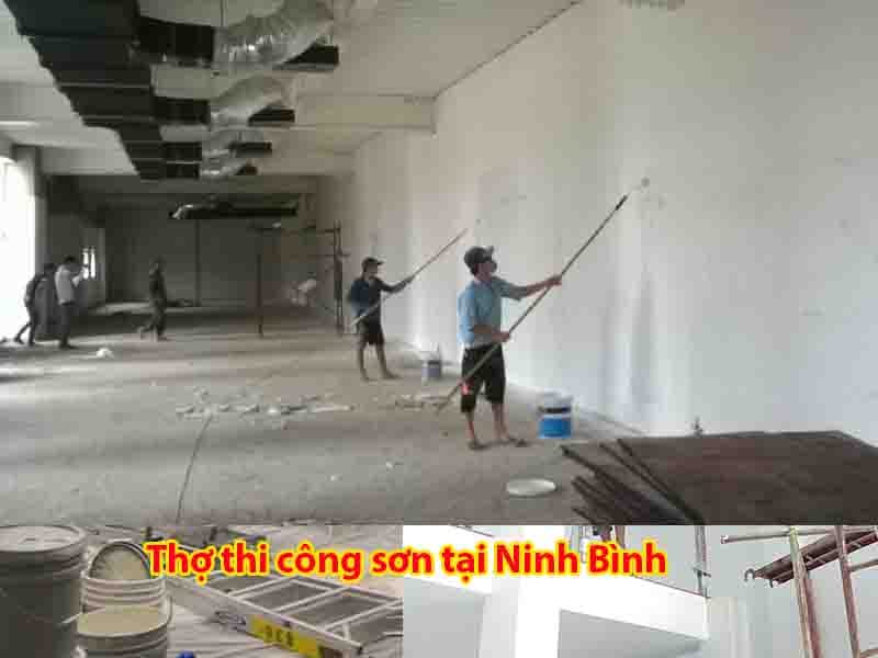 Thợ thi công sơn tại Ninh Bình