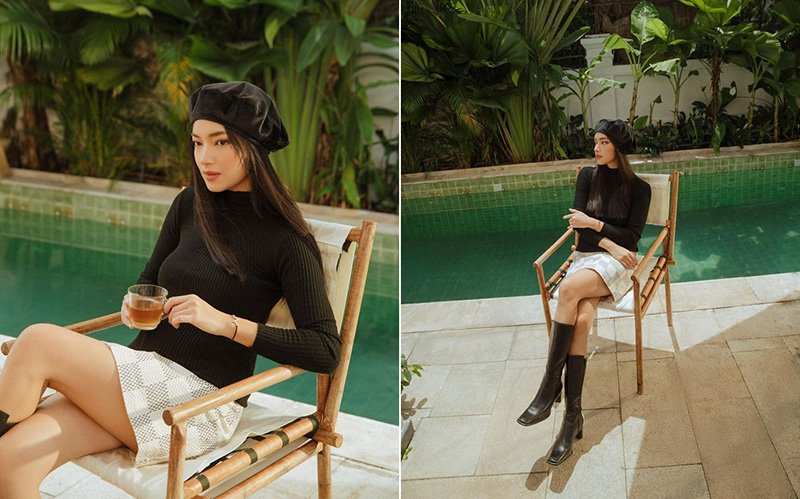 tư thế ngồi tạo dáng chụp hình