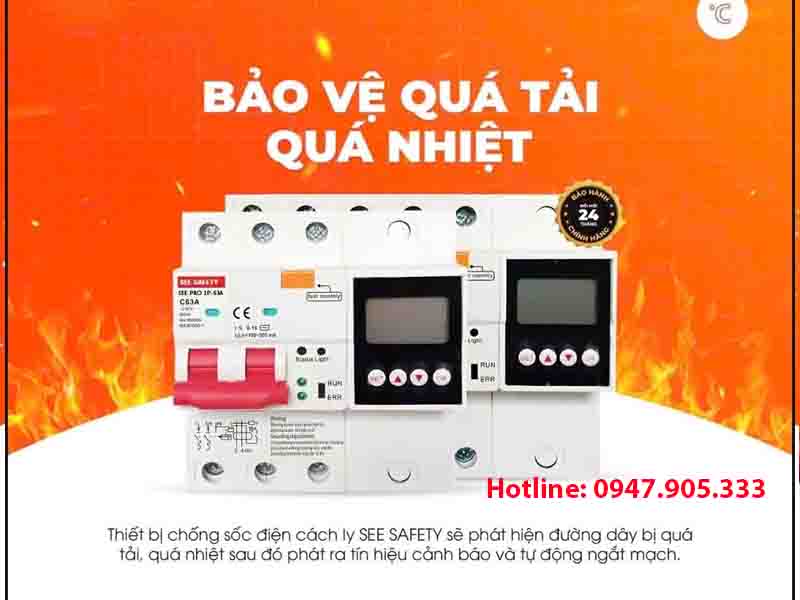 Bảo vệ quá tải quá nhiệt thiết bị