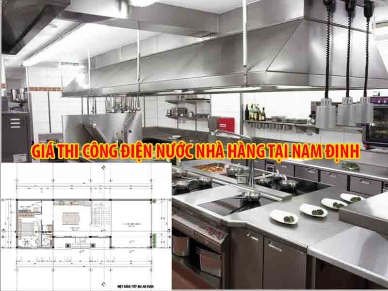 Giá Thi Công Điện Nước Nhà Hàng Tại Nam Định